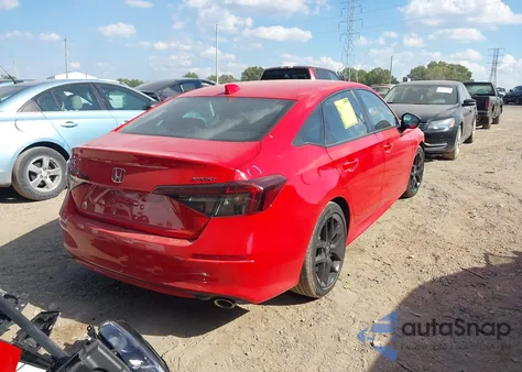 2025 Honda Civic Sport из США, поврежденный, VIN 2HGFE2F53SH534538